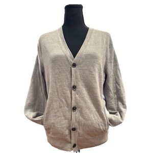 Gap 100% merino wool button front cardigan small
